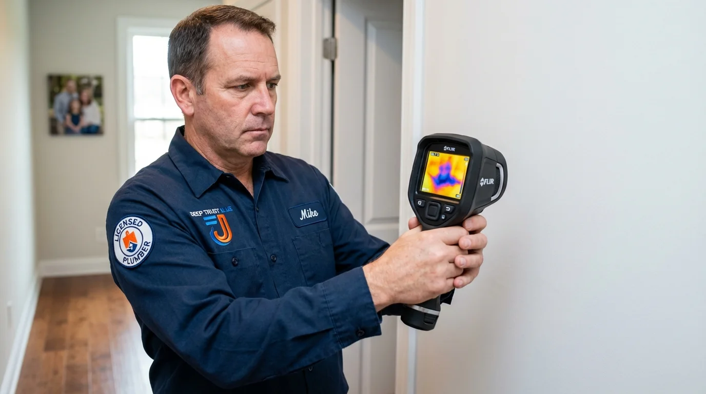 Thermal imaging leak detection by Johns Plumbing LLC in Lake Havasu City